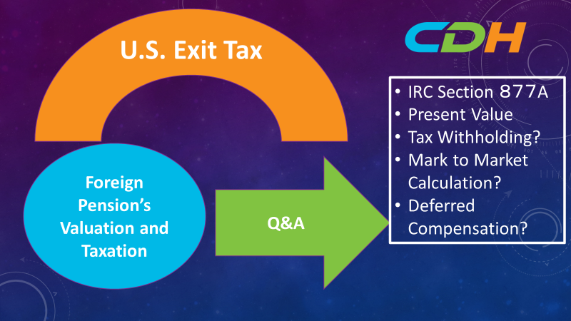 Foreign Pension and the U.S. Exit Tax